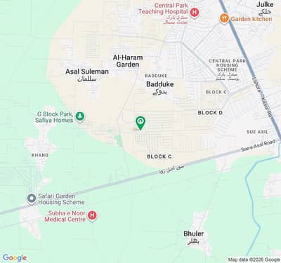 5 MARLA PLOT FOR SALE E BLOCK , Central Park Housing Scheme, Lahore