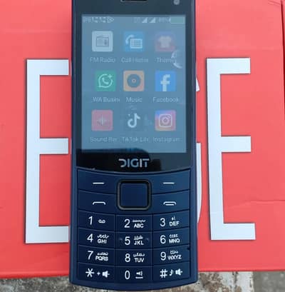 Jazz DIGIT Keypad Mobile Phone with Hotspot,Facebook,Instagram,Tiktok.