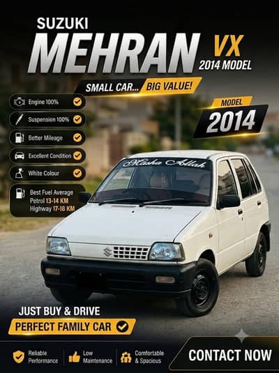 Suzuki Mehran VX 2014