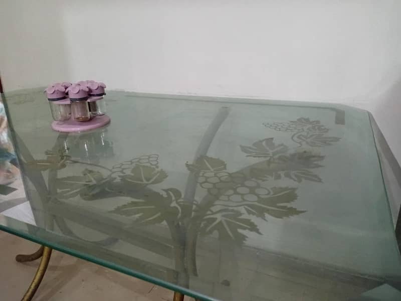 iron dining table only 2