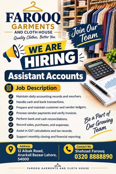 Accounts Assistant