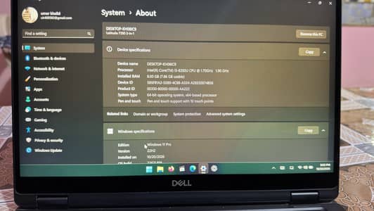 Dell latitude 7390 2-in-1 ,360+ Touch dislay  (read description first)