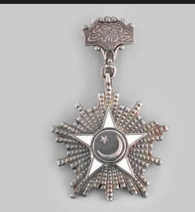 old coin and miltary madle