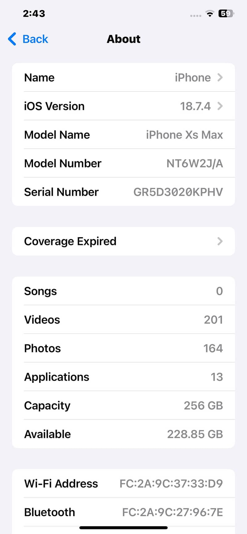 Apple iPhone XS Max 2