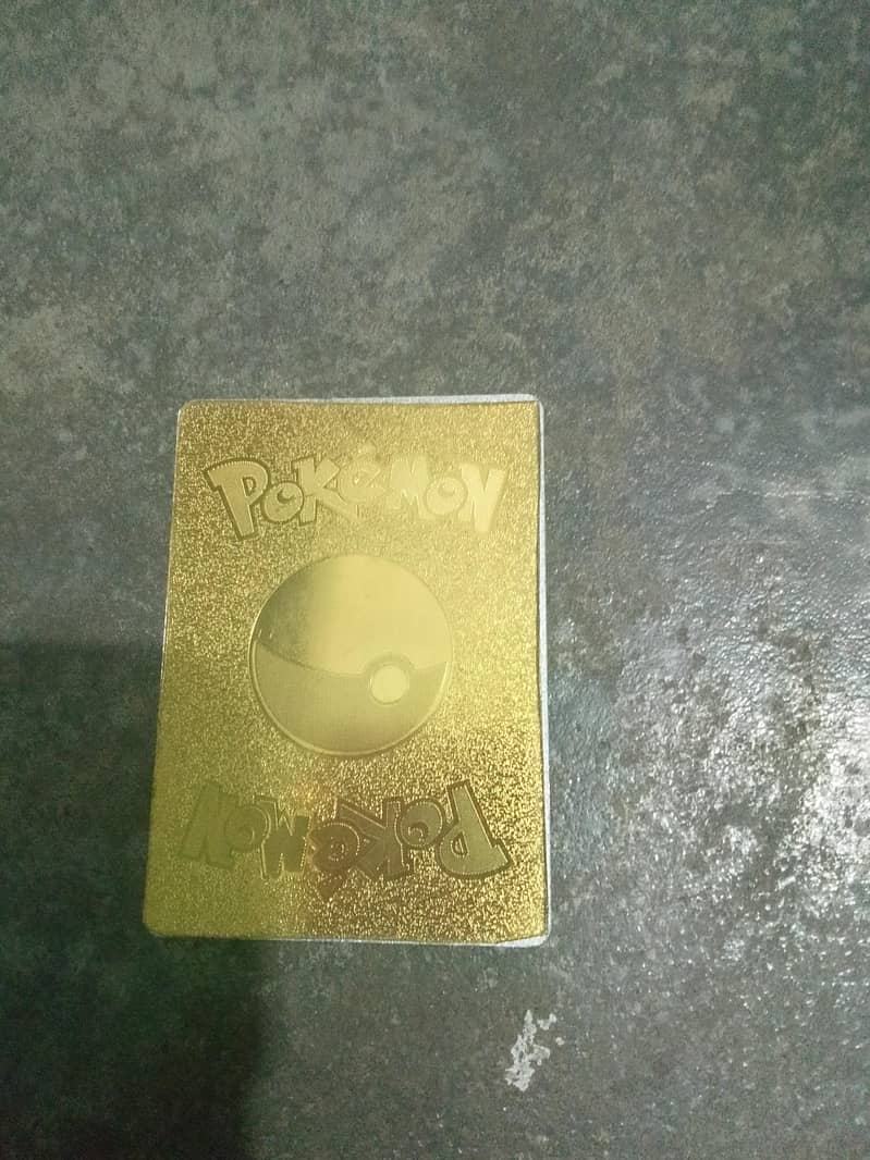Charizard Gold Metal Pokemon Card-imported - Toys - 1120766605
