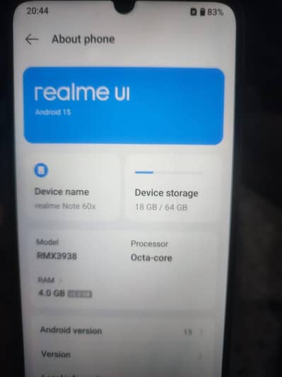 Realme Note 60x