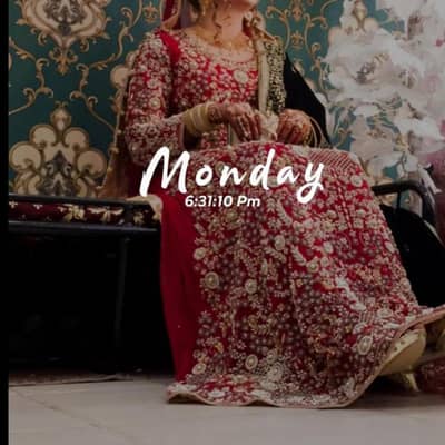 red bridal sharara urgent sale