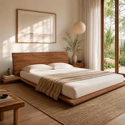 Japanese Style Floor Bed – 6×6 King Size