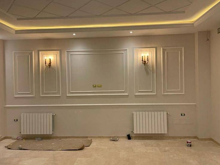 apny gahro ma for ceiling ma wall molding ka design banwany ka leya ab 1