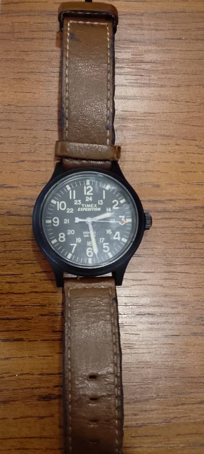 Original Timex Expedition Watch (USA Import) – Lithium Bat, Leather St