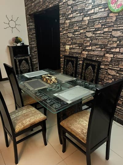 6 chairs dinning table