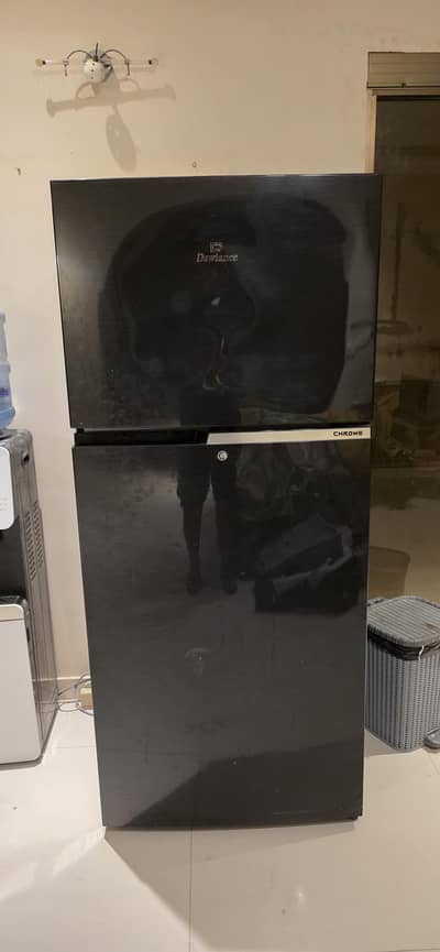dawlance chrome fridge for sale only 70k