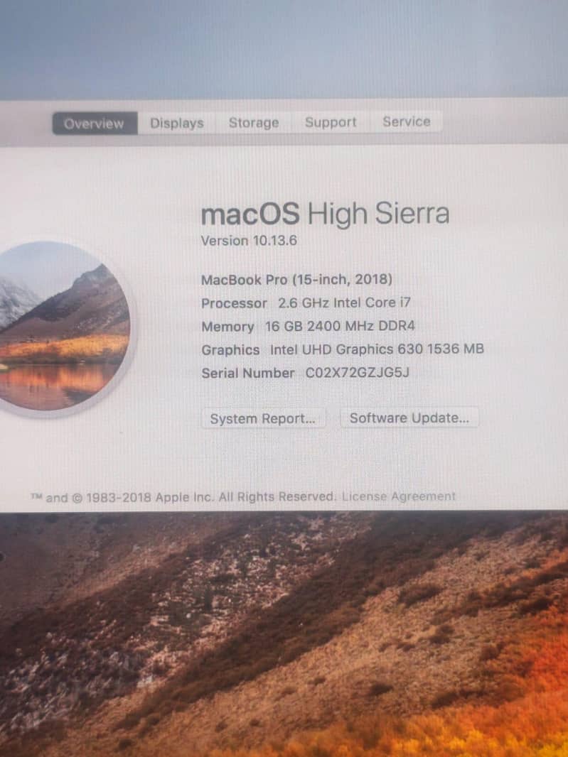 Macbook 2018 pro 0