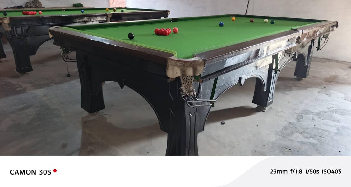 snooker table for sala 8
