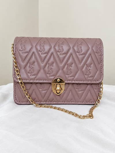 Stylish Ladies Shoulder Bag – Mauve Color