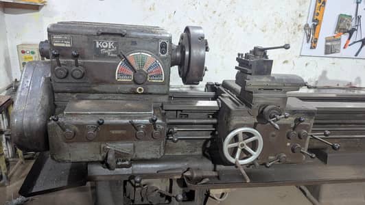German 20ft Heavy-Duty Engine Lathe Machine – Excellent Condition