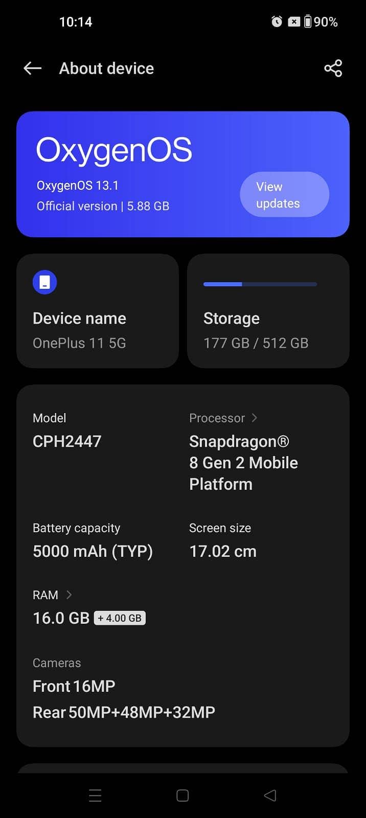 One Plus 11 10