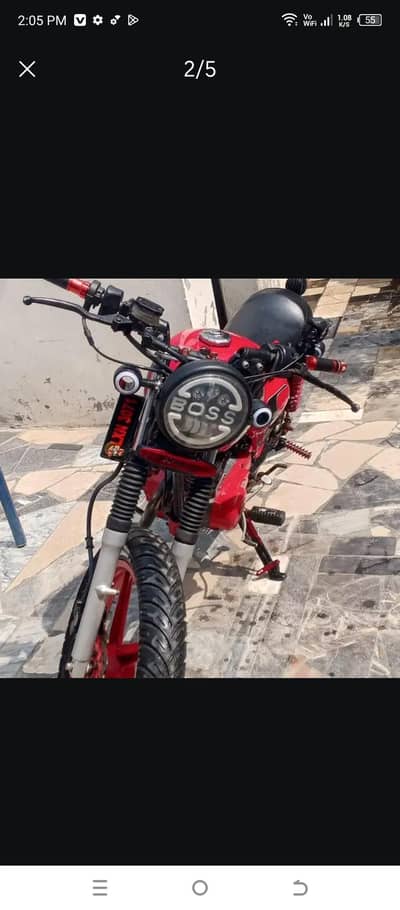 Honda 125 cafe racer