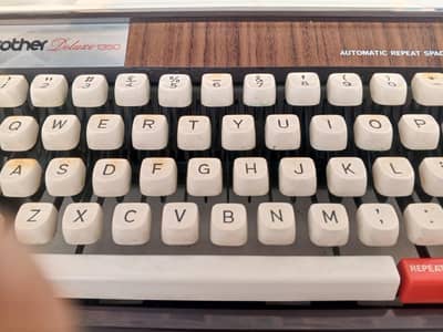 Typewriter brother manual