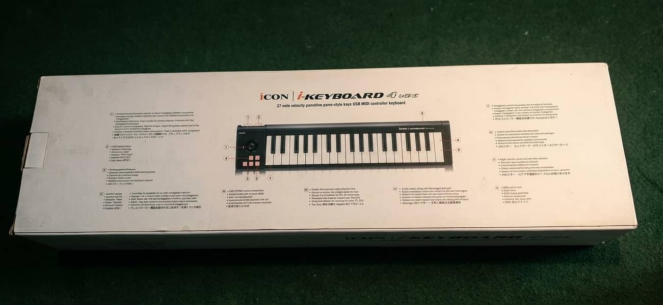 iCON iKeyboard 4 Mini 37-Key USB MIDI Controller Keyboard - Other Video ...