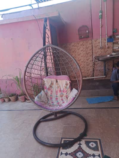 used egg swing chair