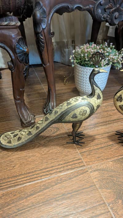 Brass Peacocks Show piece