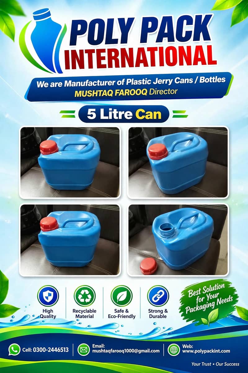 Plastic Jerry Cans & Bottle 5