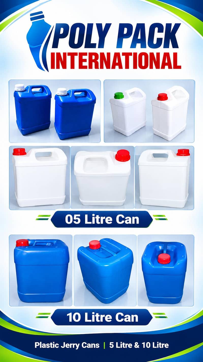 Plastic Jerry Cans & Bottle 6