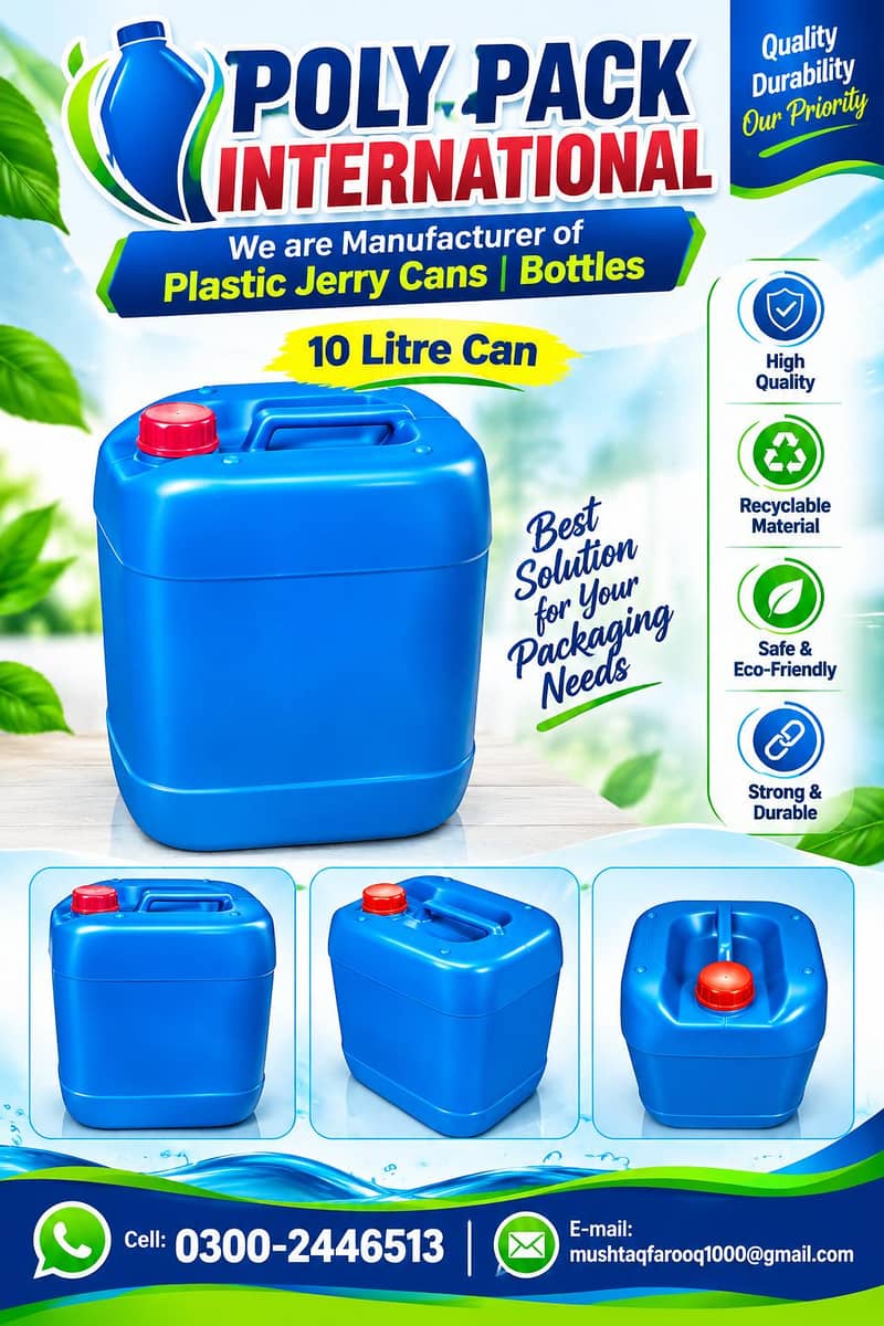 Plastic Jerry Cans & Bottle 7