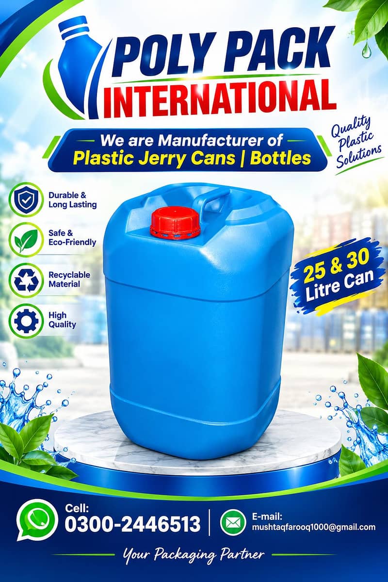Plastic Jerry Cans & Bottle 9