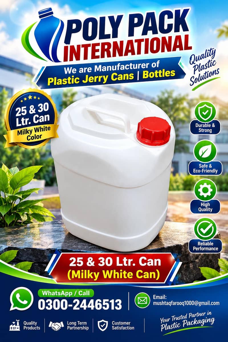 Plastic Jerry Cans & Bottle 10