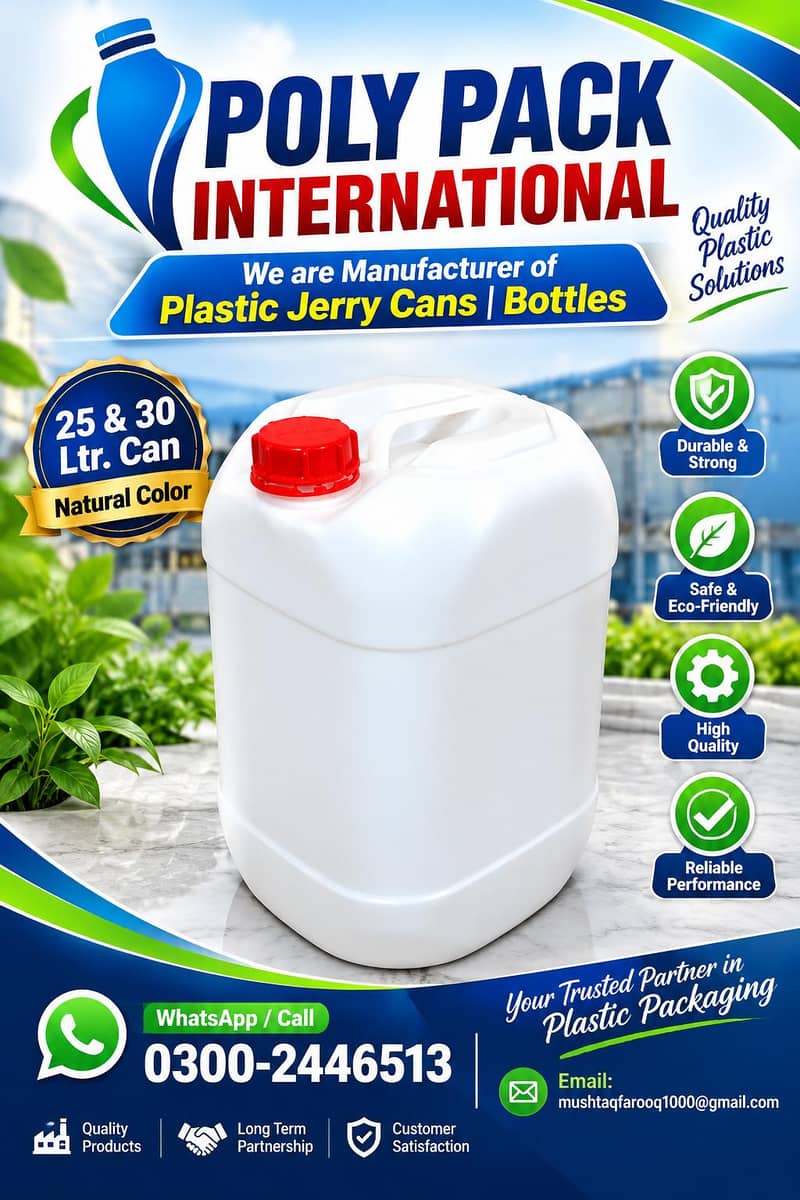 Plastic Jerry Cans & Bottle 11