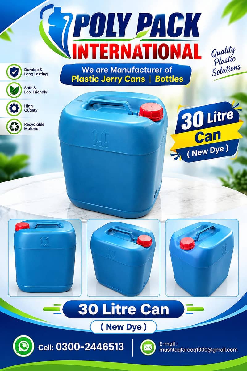 Plastic Jerry Cans & Bottle 12