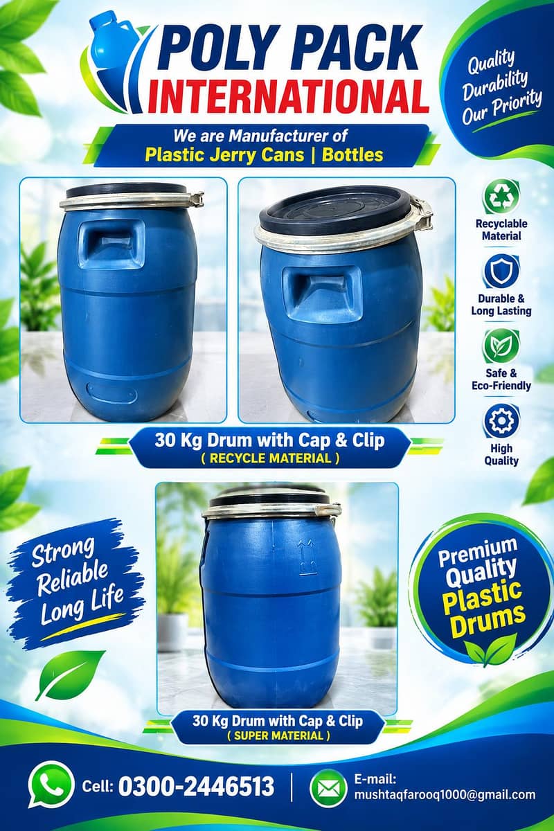 Plastic Jerry Cans & Bottle 13