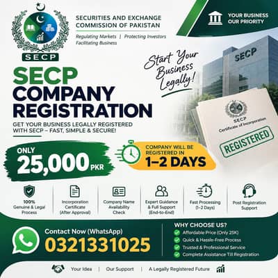 SECP Company Registration