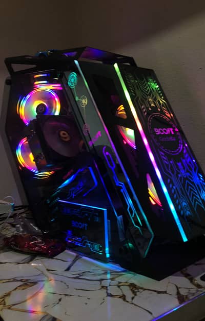 Boost Godzilla PC Case ram drr3 12 gb ssd hard 128 processor i5 4th ge