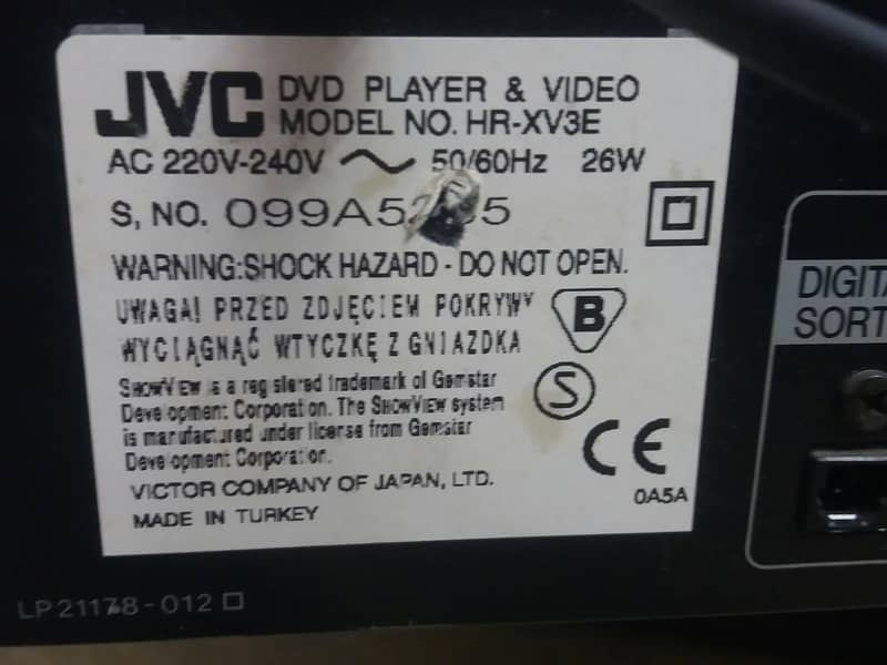 JVC Combo Vcr 14