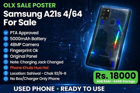 Samsung Mobile A21s