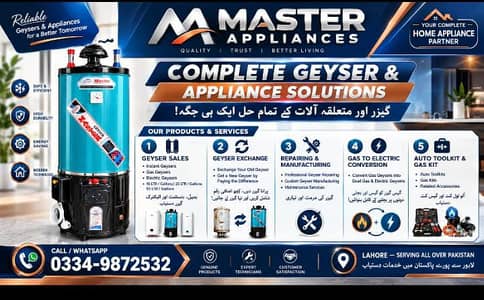 Gas/Electric Geysers | 15-65 Gallon | Instant Geysers |  Geyser for S