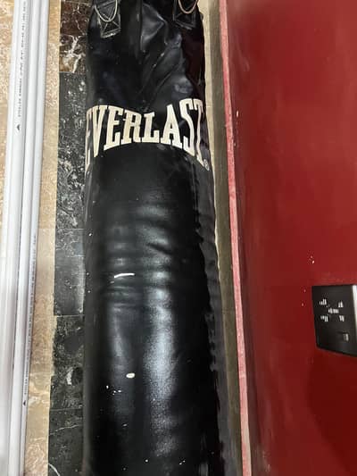 Everlast boxing punching bag with stand for sale