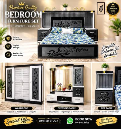 SECOND-HAND BEDROOM FURNITURE SET FOR SALE
