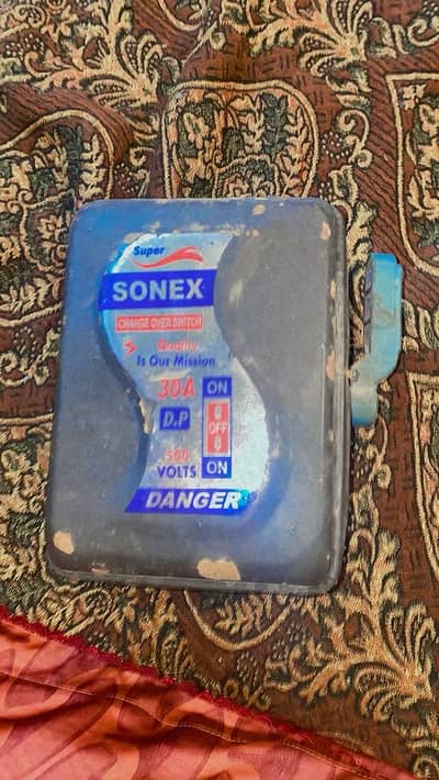 : Sonex Change Over Switch 30A 500V - Heavy Duty