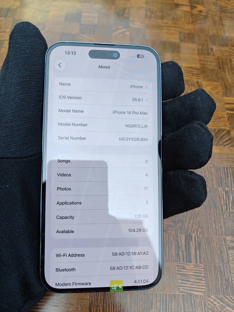 Apple iPhone 14 Pro Max | JV LLA Model | 128GB | Deep Purple 8