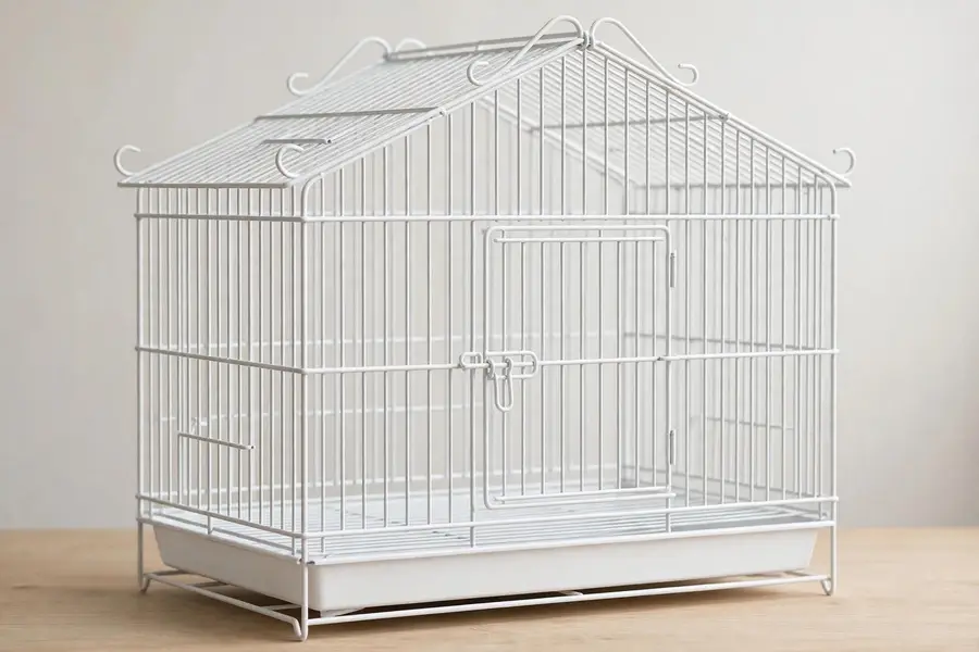 white Pigeon Cage