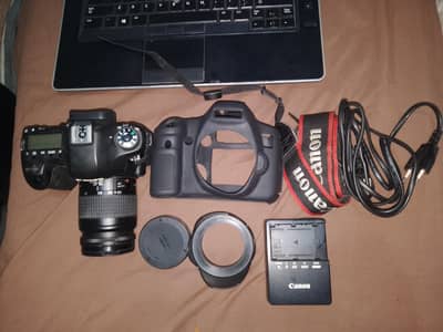 Canon 6d with canon 28 80mm lense bettery charger hood