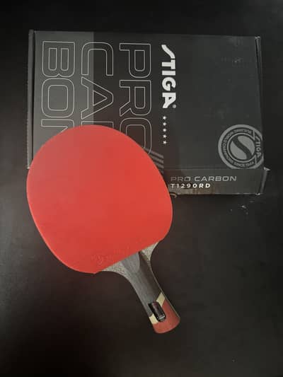 STIGA Pro Carbon Table Tennis Racket – Excellent Condition!