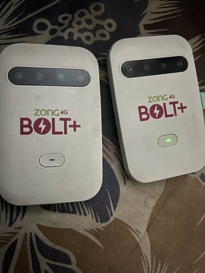Zong 4G BOLT + Portable MiFi Devices