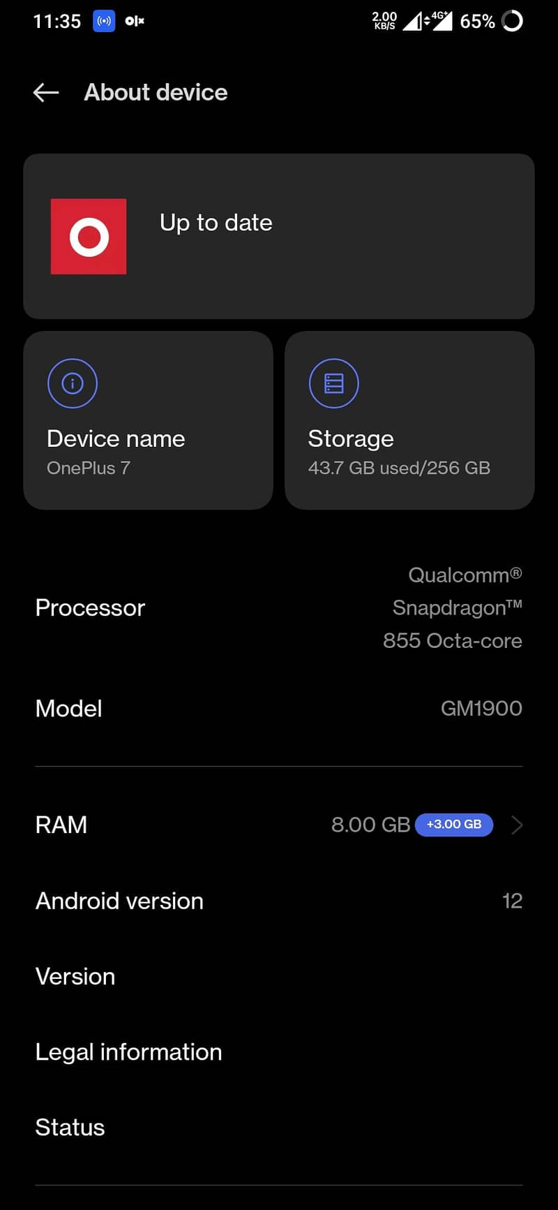 One Plus 7 6