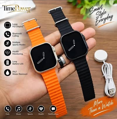 T900 Ultra Smart Watch Black Rubber Strap 49MM