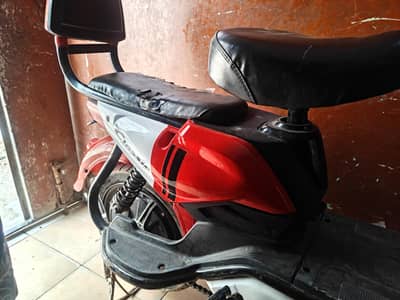 clasic electric motorcycle and cycle